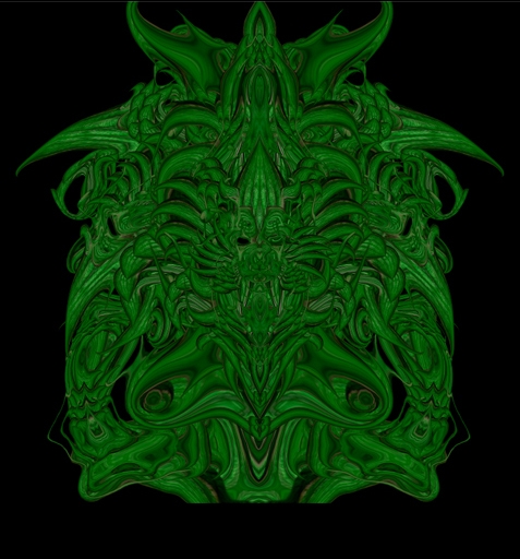 Creation of absorbing green: Step 21